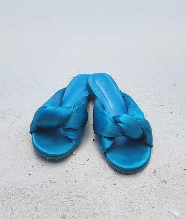 Cherish Sandal | Water Teal